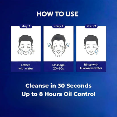 NavyX OilZero Acne Men's Cleanser 男士控油洗面奶