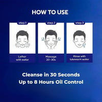 NavyX OilZero Acne Men's Cleanser 男士控油洗面奶